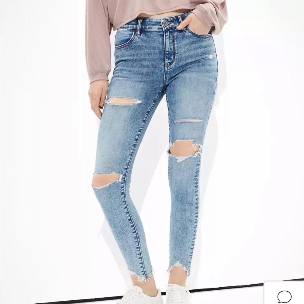 AE Next Level Stretch Hi- Rise Jegging Jeans - Picture 3 of 11